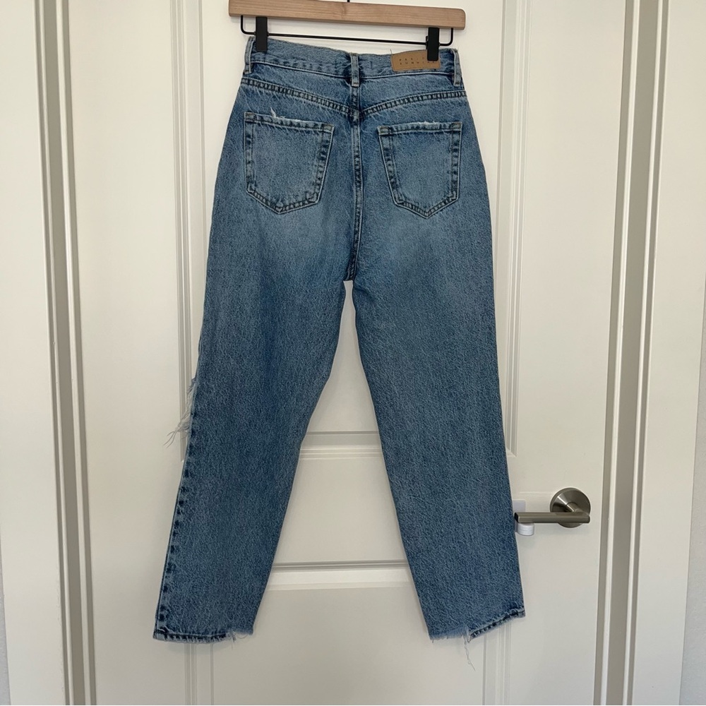 PacSun Distressed High Waisted Straight Leg Jeans - Picture 5 of 5